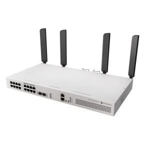 MikroTik CRS418-8P-8G-2S+5axQ2axQ-RM 4x4 MIMO WiFi6 16-portový Gigabit Cloud Router Switch