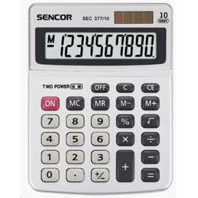 Sencor kalkulačka SEC 377/ 10 Sencor kalkulačka SEC 377/ 10