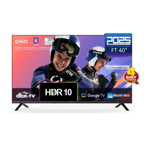 CHiQ L40FT TV 40", FHD, smart, Google TV, dbx-tv, Dolby Audio, Frameless