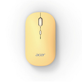 Acer AMR130/Ergonomická/Optická/1 600 DPI/USB+BT/Žltá