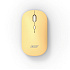 Acer AMR130/Ergonomická/Optická/1 600 DPI/USB+BT/Žltá
