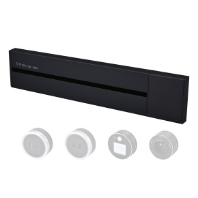 Zásuvková lišta - povrchová Viking LP60B/230V,50Hz/60cm dĺžka/čierna/až 7modulov/IP20/hliník/povrchová