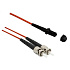 Optický patchkab.duplex MTRJ-ST 62,5/125 um MM, 3m, OM1