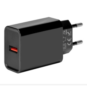 OBAL:ME Cestovná Nabíjačka USB-A 18W Black