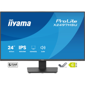 iiyama ProLite/X2497HSU-B1/23,8"/IPS/FHD/120Hz/4ms/Čierna/5R