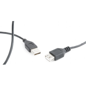 Gembird USB 2.0 extension cable, 0.75 m, black Gembird USB 2.0 extension cable, 0.75 m, black