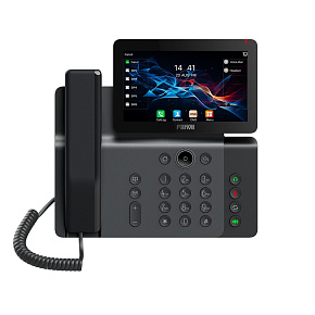 Fanvil V66 SIP telefón, 7" bar.disp., WiFi, BT, dual Gbit, PoE, H.264