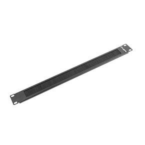 LANBERG 19" KEFÁČOVÝ PANEL 1U ČIERNY AK-1101-B