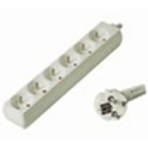 Predlžovací prívod 230V, 3m, 6 zásuviek