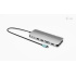 i-tec USB-C Metal Nano 3x Display Dock, 2x HDMI 1x USB-C video, Power Delivery 140W