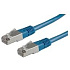 Patchkábel S/FTP, Cat6, 2xRJ45, 2m modrý