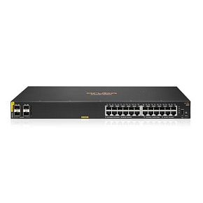HPE Aruba Networking CX 6000 24p 10M/100M/1G Class4 PoE 4p SFP 1G 370W Switch R8N87B