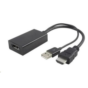 Adaptér PREMIUMCORD HDMI na DisplayPort s napájacím zdrojom Adaptér PREMIUMCORD HDMI na DisplayPort s napájacím zdrojom