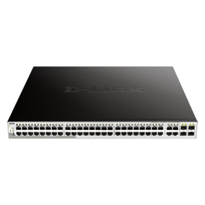 D-Link DGS-1210-52MP L2/L3 Smart+ PoE switch, 48x GbE PoE+, 4x RJ45/SFP, PoE 370W D-Link DGS-1210-52MP L2/L3 Smart+ PoE switch, 48x GbE PoE+, 4x RJ45/SFP, PoE 370W