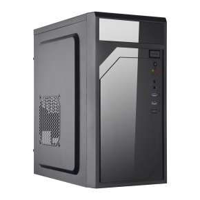 EUROCASE skříň ML M6-590B, Midi Tower, 2x USB 3.0, 2x audio, bez zdroje