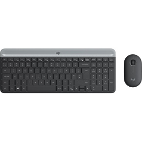 PROMO set Logitech slim Wireless MK470 graphite US
