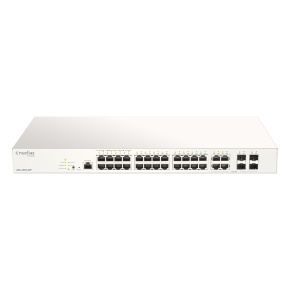 D-Link DBS-2000-28P 28xGb PoE+ Nuclias Smart Managed Switch 4x Combo Ports 1G,193W (With 1 Year Lic)