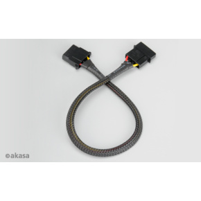 AKASA - 4-pin molex - 30 cm predlžovací kábel