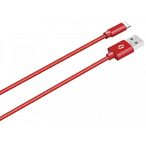 ALIGATOR PREMIUM 2A kábel, Micro USB 50cm, červený