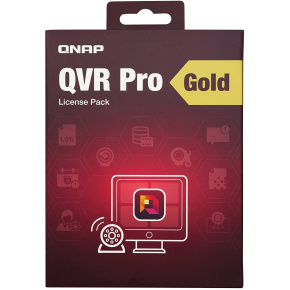 QNAP LIC-SW-QVRPRO-GOLD-EI - QNAP QVR Pro License - 8 ďalších kamier a neobmedzené prehrávanie