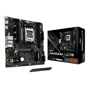 ASRock MB Sc AM5 A620AM-X WIFI, AMD A620A, 2xDDR5, 1xHDMI, 1xDP, WIFI ASRock MB Sc AM5 A620AM-X WIFI, AMD A620A, 2xDDR5, 1xHDMI, 1xDP, WIFI