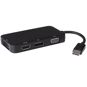 Adaptér PREMIUMCORD DisplayPort - DP + HDMI + DVI + VGA , 1080p, 4K*2K Adaptér PREMIUMCORD DisplayPort - DP + HDMI + DVI + VGA , 1080p, 4K*2K