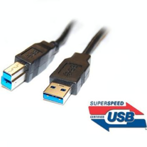 PremiumCord Kábel USB 3.0, A-B, 9pin, 3m PremiumCord Kábel USB 3.0, A-B, 9pin, 3m