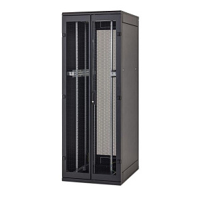 Stojanový rozvádzač 27U (š)600x(h)800, dvere sklo, rozoberateľný