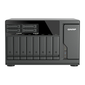 QNAP TVS-h1277AX-R5-16G (AMD Ryzen 5, 16GB DDR5 RAM, 8x 3,5" + 4x 2,5", 3x PCIe, 2x 2,5GbE, 2x 10GbE)