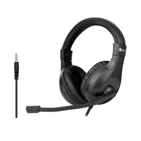 Slúchadlá k PC C-TECH MHS-05, 3,5 mm jack, čierna Slúchadlá k PC C-TECH MHS-05, 3,5 mm jack, čierna