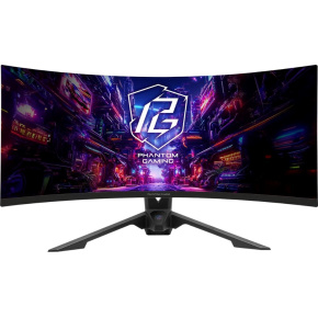 ASROCK LCD - 34" Gaming monitor PG34QRT2B, VA LCD, Prohnutý, 3440x1440 WQHD, 180Hz, 4000:1, 500cd/m2, 1ms, 2xHDMI, 2xDP