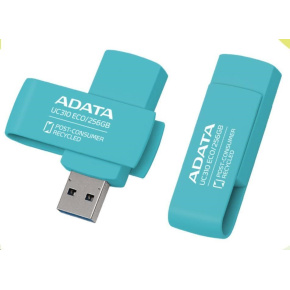 ADATA Flash Disk 256GB UC310E ECO, USB 3.2 , modrá ADATA Flash Disk 256GB UC310E ECO, USB 3.2 , modrá