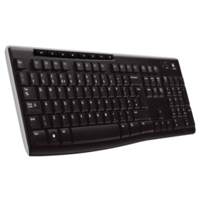 Logitech K270/Bezdrôtová Bluetooth/US layout/Čierna