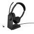 Jabra Evolve2 55/Stereo/ANC/USB/BT-USB/Bezdrať/Stand/Čierna