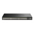 D-Link DGS-1530-52P/E 48 Portov GE PoE(30W) + 4 Porty 10G SFP+ Smart Managed Switch, 370W