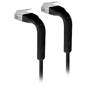 Ubiquiti U-Cable-Patch-RJ45-BK-50, Ethernet Patch Kábel, 0,1m (0,22m s konektormi), Cat6, čierny (50ks)