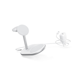 Epico 3v1 nabíjací stojan - biely