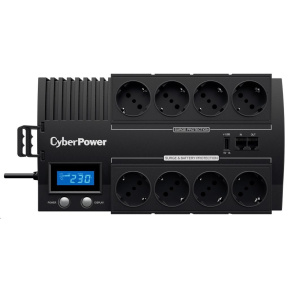 CyberPower BRICs Series II SOHO LCD UPS 700VA/420W, nemecké zásuvky SCHUKO CyberPower BRICs Series II SOHO LCD UPS 700VA/420W, nemecké zásuvky SCHUKO