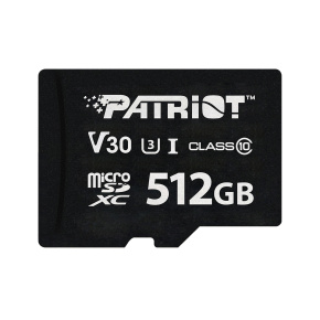 Patriot VX V30 U3/Micro SDXC/512GB/UHS-I U3 / Class 10