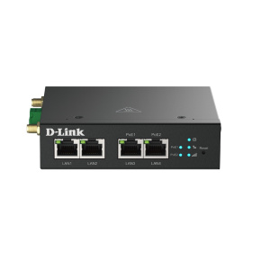 D-Link DWM-314-TP/E 4G MCPoEM - 4x Fast Eth (2x PoE)