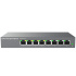 Grandstream GWN7711P Layer 2 Lite managed switch, 8 portov, 4x PoE/PoE+
