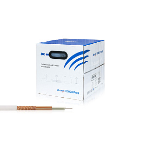 Kábel koaxial AB RG6CU Profi 300m roll