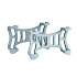 Tractive GPS DOG 6 - gumové spony, mátová