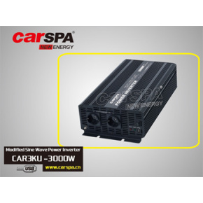 Menič napätia Carspa CAR3KU-24 24V/230V+USB 3000W, modifikovaná sínus