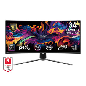 MSI MPG/341CQPX/34,2"/QD-OLED/wQHD/240Hz/0,03ms/Čierna/3R MSI MPG/341CQPX/34,2"/QD-OLED/wQHD/240Hz/0,03ms/Čierna/3R