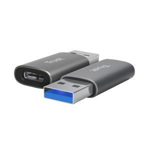 TRUST CALYX USB-A to USB-C ADAPTER 2pack TRUST CALYX USB-A to USB-C ADAPTER 2pack