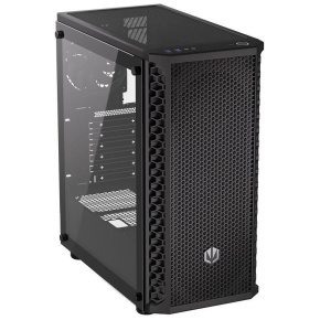 ENDORFY Case Signum 300 Air, Průhledná bočnice, ATX,  4x120mm, černá