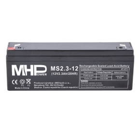 MHPower MS2.3-12 olovený akumulátor AGM 12V/2.3Ah,