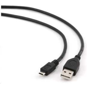 Kábel USB GEMBIRD 2.0 Kábel A-Micro B 1,8 m (čierny) Kábel USB GEMBIRD 2.0 Kábel A-Micro B 1,8 m (čierny)