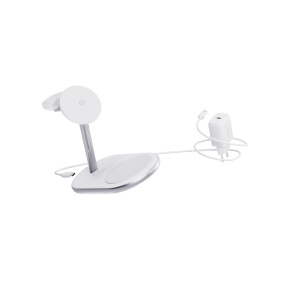 Epico Qi2 3in1 Mag+ nabíjací stojan EX60 - biela